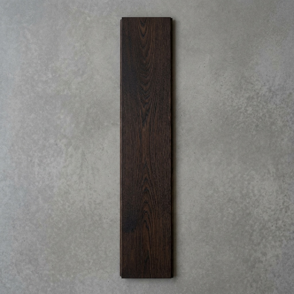 Parquet en wengé fumé huilé, teinte foncée